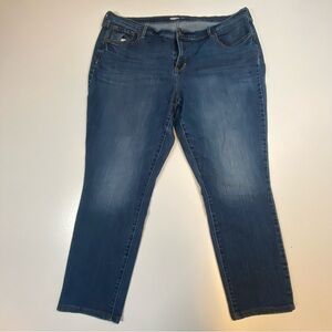 Old Navy Curvy Skinny Blue Denim Jeans Women’s Size 18 Stretch